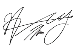 Signature of Hwang In-yeop