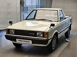 Hyundai Pony Pickup (Front View)
