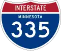 Interstate 335 marker