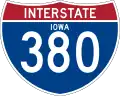 Interstate 380 marker