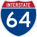 Interstate 64 marker