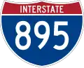 Interstate 895 marker