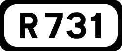 R731 road shield}}