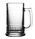 Modern glass tankard