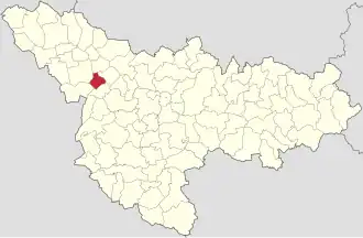 Location in Timiș County