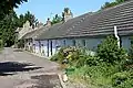 A row of traditional cottages
