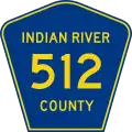 County Road 512 marker