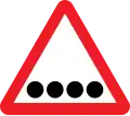 Blind persons likely on road ahead