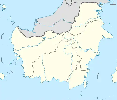 Sintang Regency is located in Kalimantan
