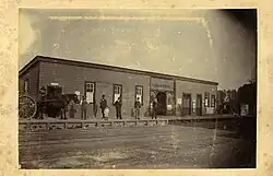 Inglewood Railway Station in 1885