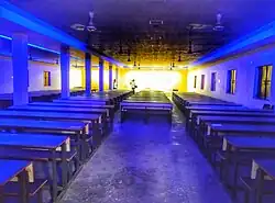 A inside view of Swami Vivekanand Conference Hall of KSGM College Nirsa