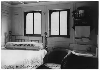 Interior view of one of the cabins