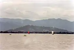 River Irrawaddy with Mandalay Hill on the east bank