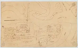 Sketch of Amelia Island, Francisco Cortazar