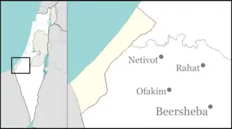 2006 Gaza cross-border raid is located in the Gaza Strip