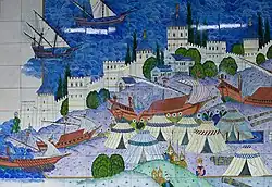 Taksim metro station tiles