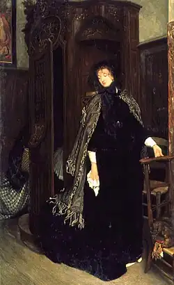 Leaving the Confessional by James Tissot, 1865
