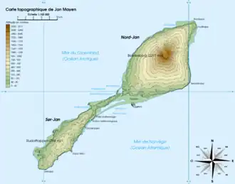 Map of Jan Mayen