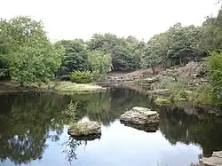 Man Made Pulhamite Former Japanese Style Lake