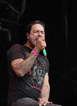 Cruz with Strung Out in 2013