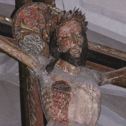 Crucified Jesus at the Ytterselö church [sv], Sweden, c. 1500