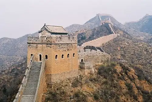 Jinshanling is a section of the Great Wall of China located in the mountainous area in Luanping County, Chengde.