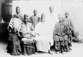 1891. Wolofs near Saint-Louis.