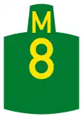 Metropolitan route M8 shield