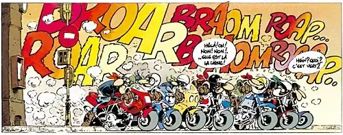 A typical example of a Joe Bar Team Vignette