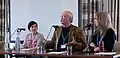 Joe Nickell, Hayley Stevens and Deborah Hyde on the Paranormal Investigations Panel at QED Con 2012.