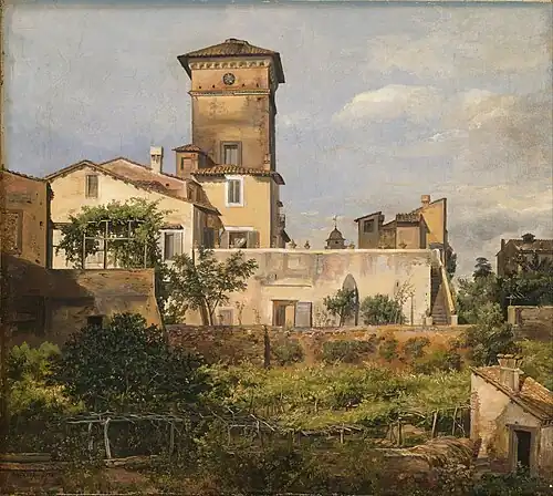 Scene from the Villa Malta (1821)