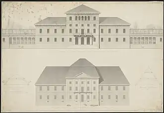 Before and after Georg Moller's neoclassical reconstruction: shifting from verticality to horizontality
