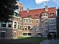 Courtyard view of the Glessner House