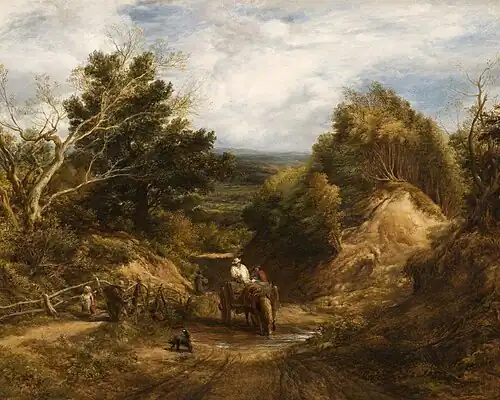 Crossing the Brook by John Linnell