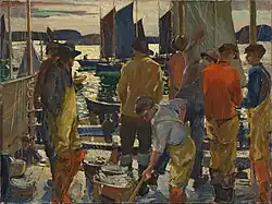 When the Boats Come In (ca. 1921), Museum of Fine Arts, Boston
