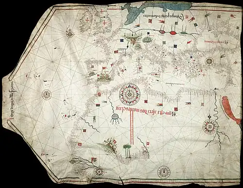 Image 8 Iberian cartography, 1400–1600 Map: Jorge de Aguiar A portolan chart from 1492, the oldest known signed and dated chart of Portuguese origin. Cartography technologies greatly advanced during the Age of Discovery. Iberian mapmakers in particular focused on practical charts to use as navigational aids. Unlike Spanish maps which were regarded as state secrets, Portuguese ones were used by other countries, and Portuguese cartographers drew upon the skill and knowledge of other cultures as well. More selected pictures