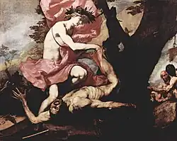 Apollo and Marsyas (1637, Ribera - Brussels version)