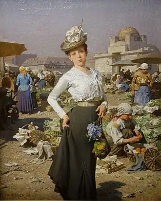 Young Woman at the Market
