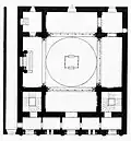 Floor plan of the synagogue