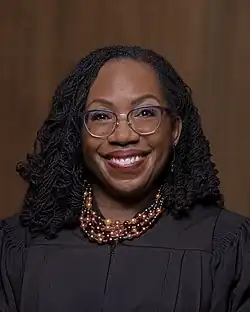 Associate Justice of the Supreme Court of the United States Ketanji Brown Jackson (AB,1992; JD, 1996)[163]