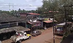 A view of Kalichanadukkam Town