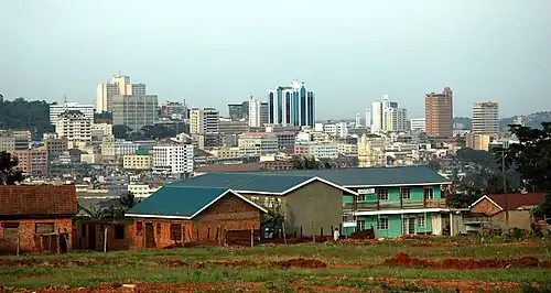 Kampala skyline