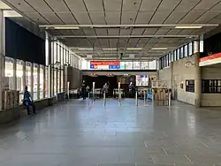Original ticket hall, opened in 1983