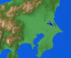 Image 57Map of the Kantō Plain (from Geography of Japan)