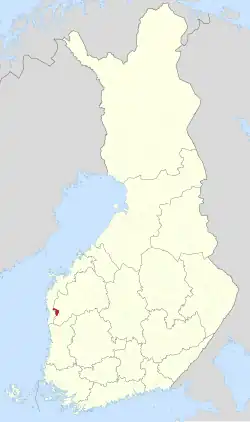 Location of Karijoki in Finland