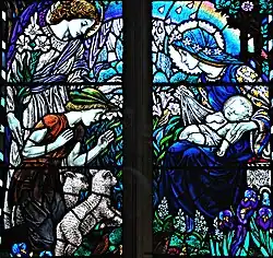 St. George, St. Michael and Nativity (1919) St. James Church, Pangbourne, Berkshire