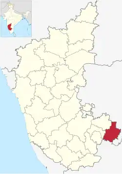 Location in Karnataka