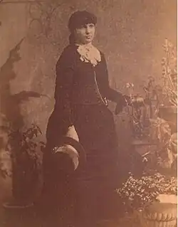 Kate Morgan in circa 1886.