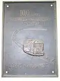 Kecskemet-Fülöpszállás railway plaque