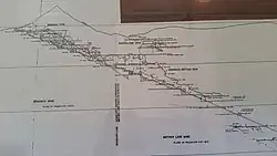 Kennecott Mines National Historic Landmark marker for the mine shafts